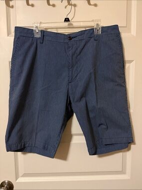 Dockers Men's Blue Pin Stripe Casual Shorts